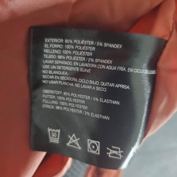 Collection B New York Velour Bomber Quilted Jacket - Size S - Picture 9 of 9